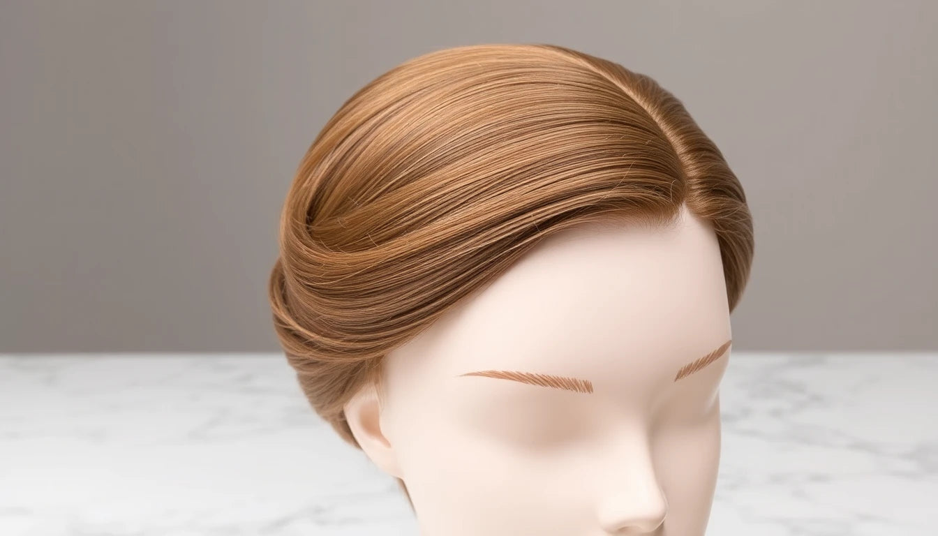 Crown coverage topper restoring a full natural parting