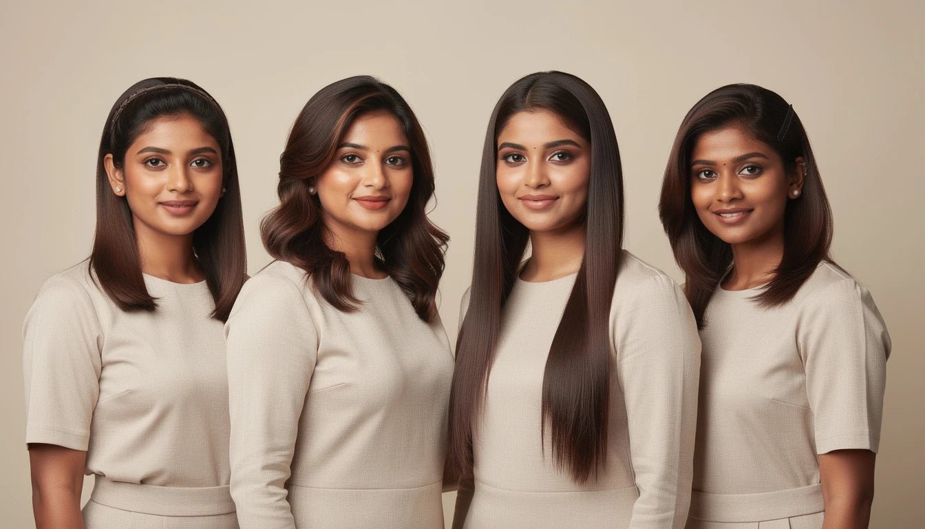 Hair Extensions in India — The Complete Guide to Every Type, Price & Method 2026 - Hair Extensions Luxe