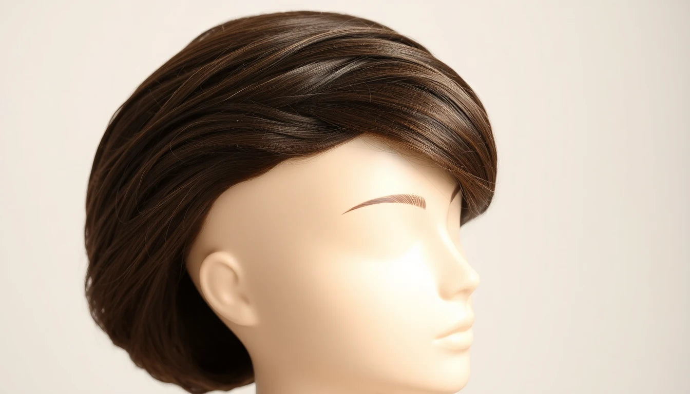 Full-coverage topper restoring dense hair for severe hair loss