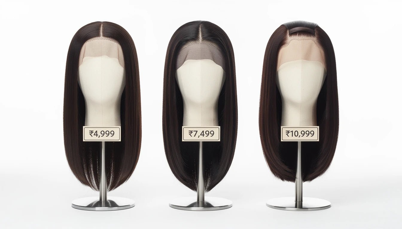 Hair Wig Price in India 2026 — Complete Price Guide by Type & Quality - Hair Extensions Luxe