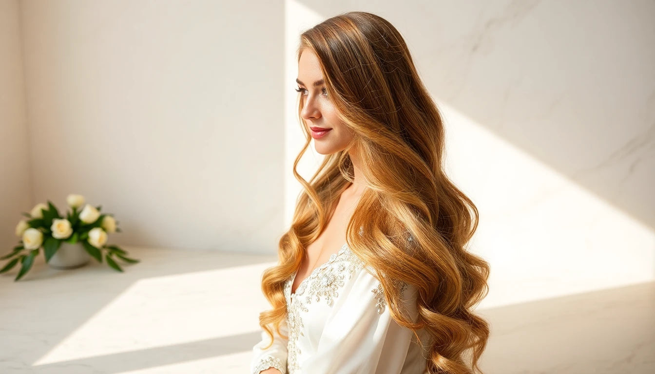 Wedding Hair Volume with Extensions — Hair Extensions Luxe, Made in India