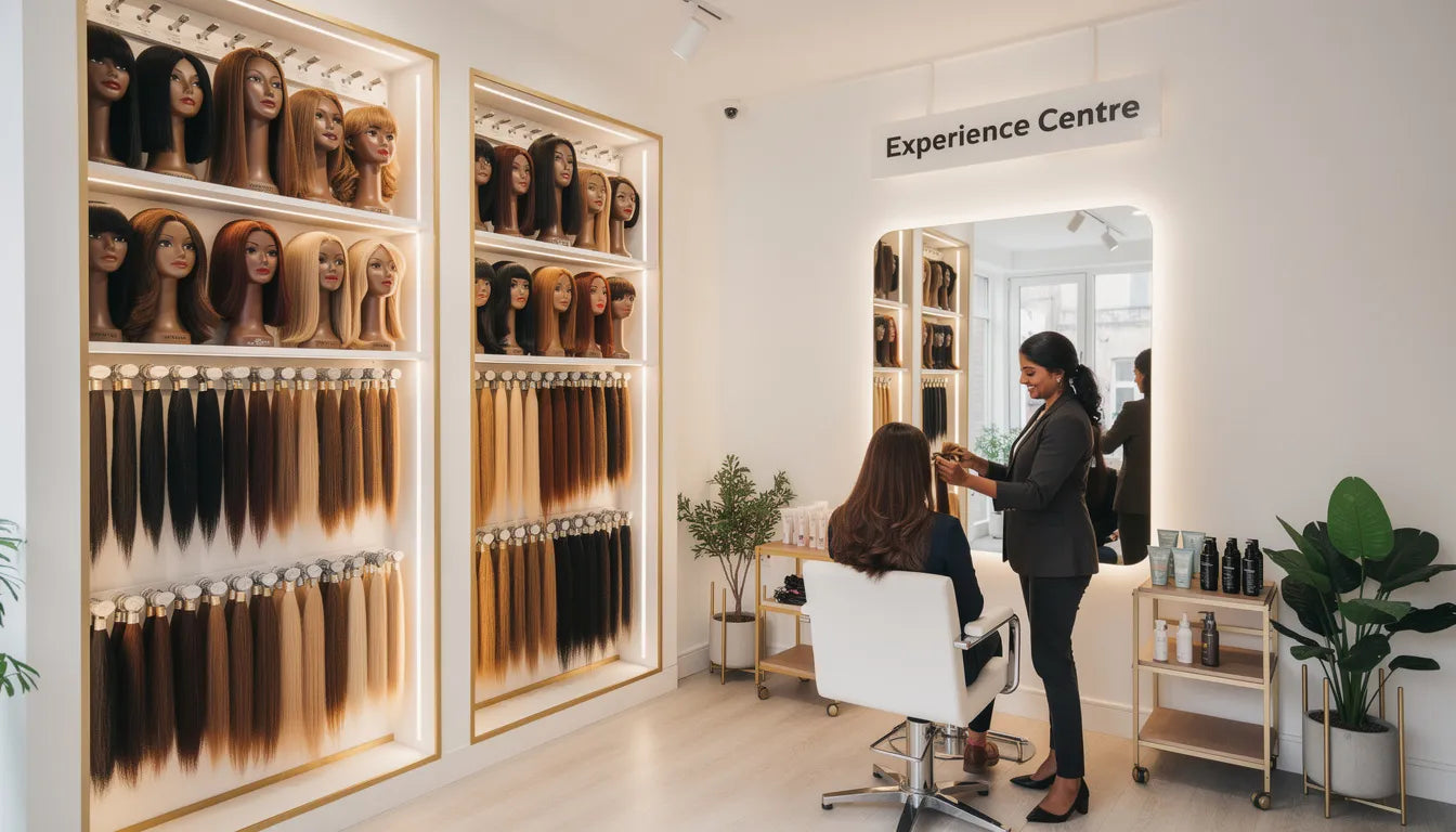Hair extensions in Delhi NCR — professional experience centre for buying and trying hair extensions | Hair Extensions Luxe