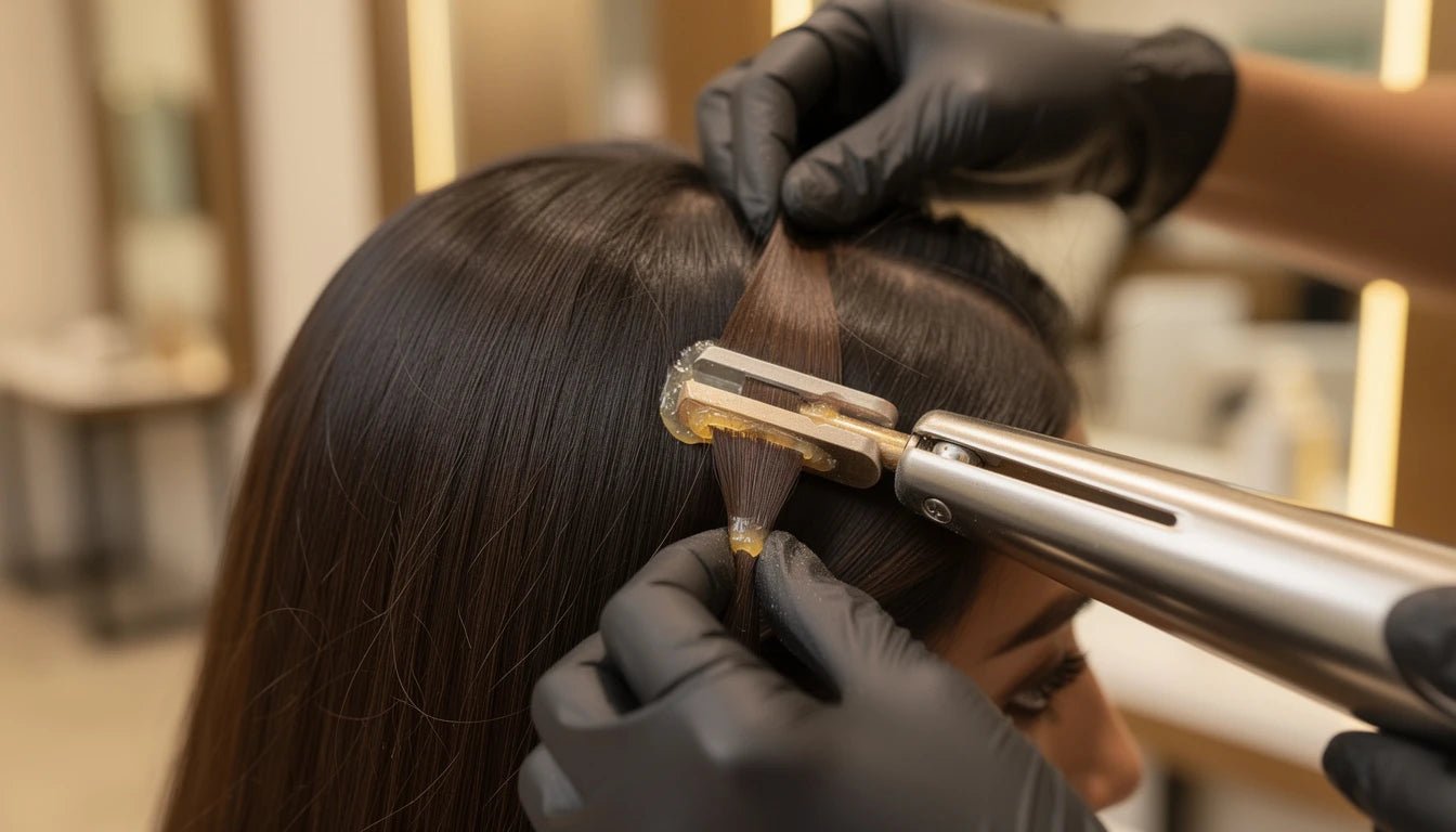 U-Tip Keratin Bond Hair Extensions India — Complete Guide 2026 - Hair Extensions Luxe