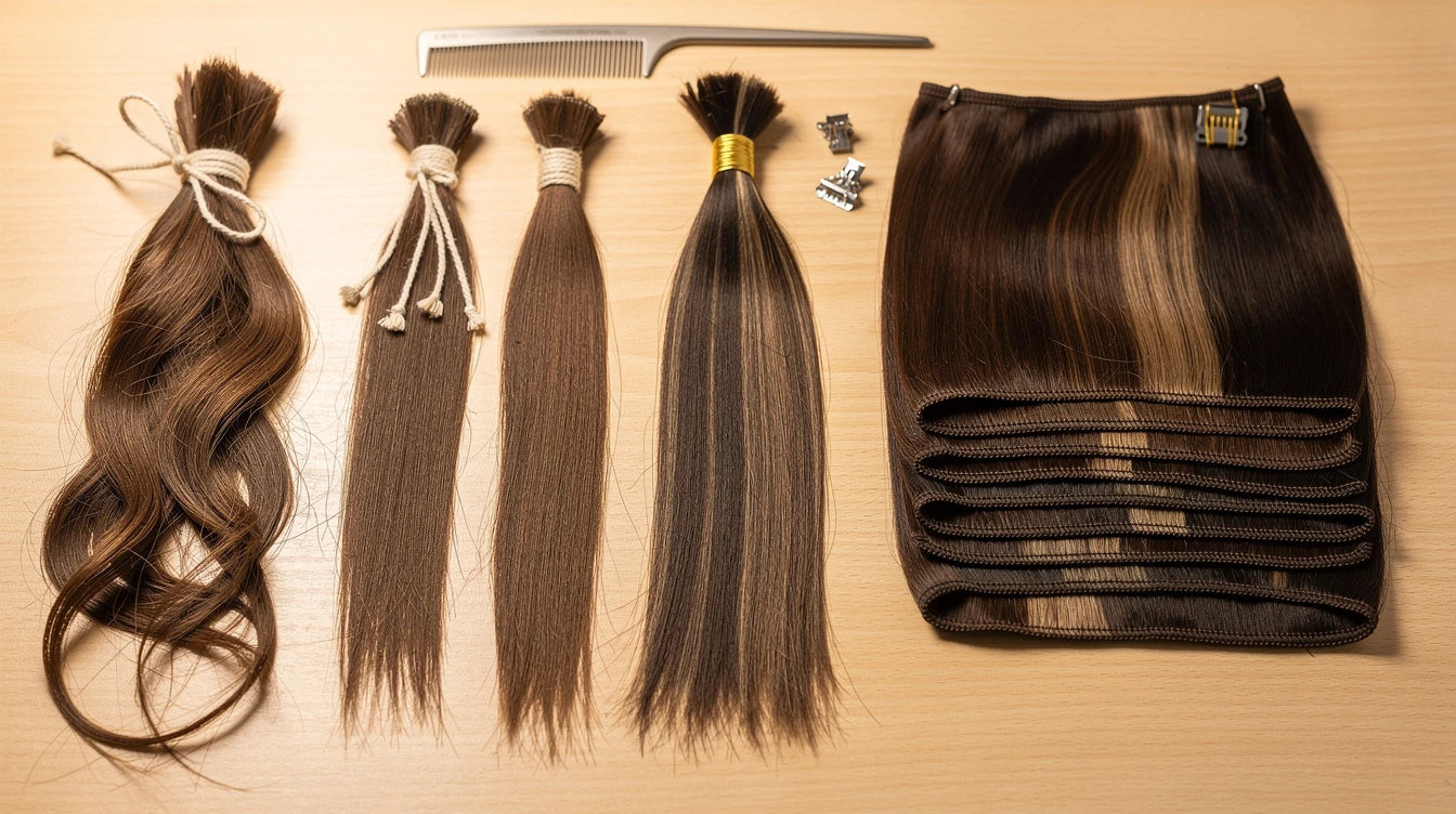 How hair extensions are made in India — from raw temple hair to finished Remy extensions | Hair Extensions Luxe
