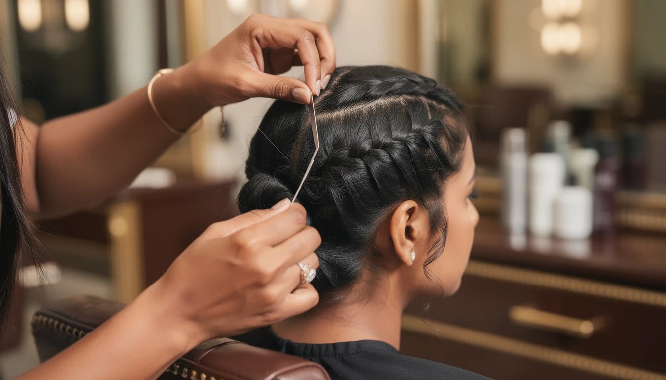 Weft Hair Extensions India — Machine vs Hand-Tied Sew-In Guide - Hair Extensions Luxe