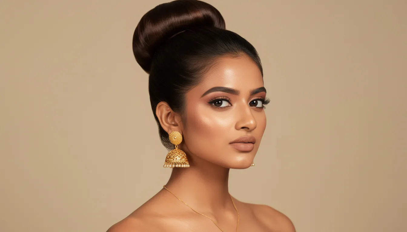 Donut scrunchie hairstyles for Indian women — 8 quick updo ideas using donut bun and scrunchie bun extensions | Hair Extensions Luxe