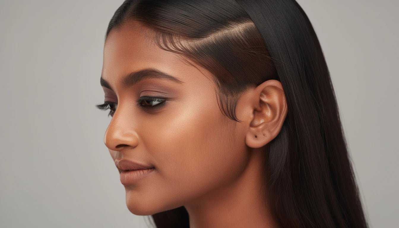 Side Patch Hair Extensions — Cover Temple Thinning Naturally - Hair Extensions Luxe