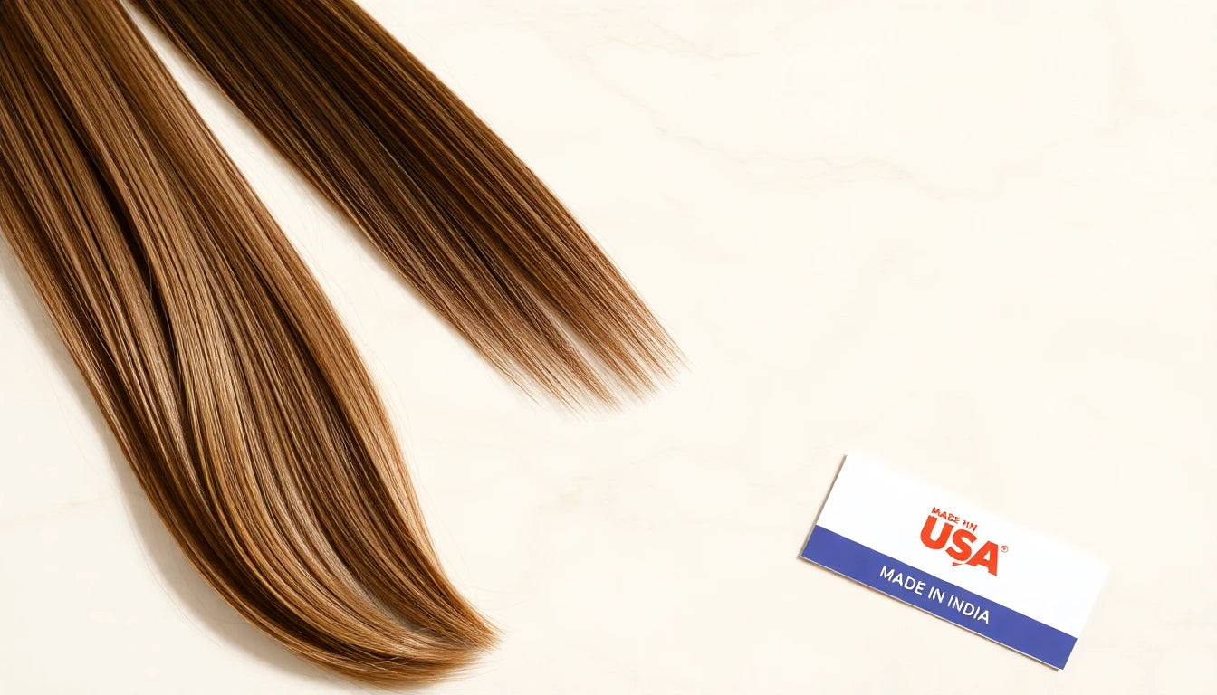 Indian Human-Hair Extensions Shipped to USA — Hair Extensions Luxe, Made in India