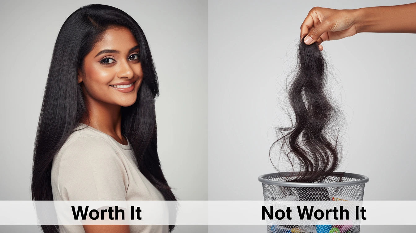 Worth It vs Not Worth It clip-in extension comparison, Hair Extensions Luxe honest review