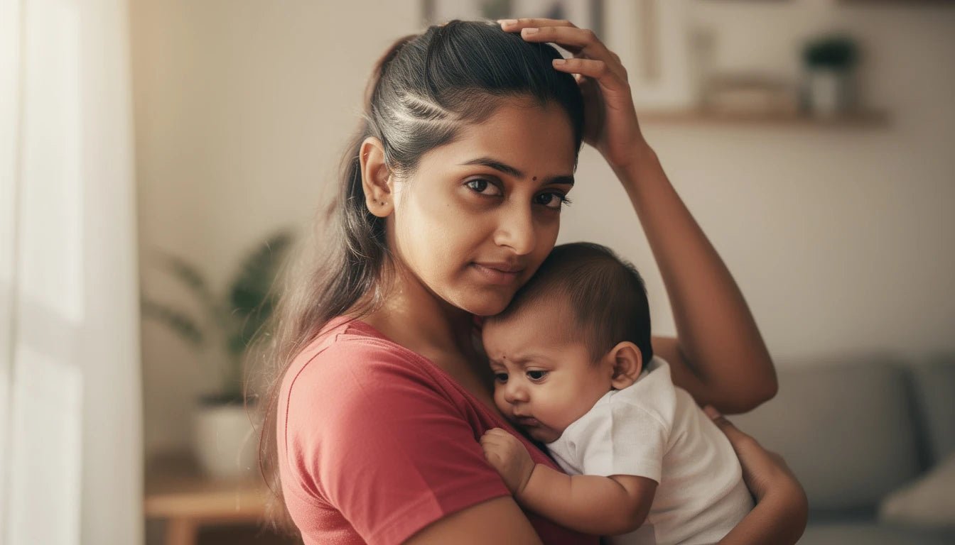 Postpartum Hair Loss Solutions India — What Actually Works - Hair Extensions Luxe