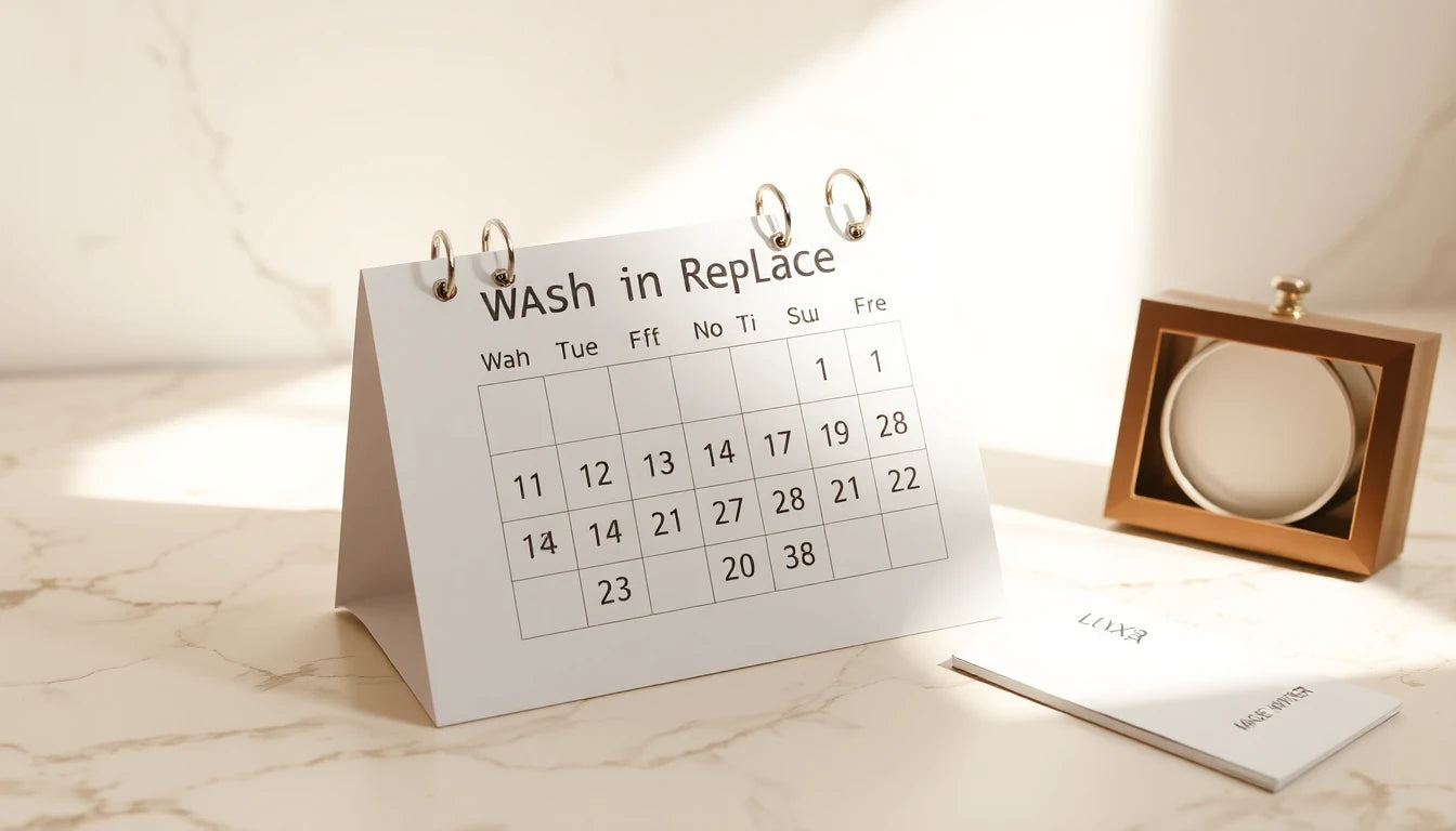 Wash and replace schedule for a hair topper