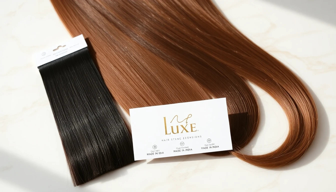 Matching hair topper shade swatches against natural hair in daylight