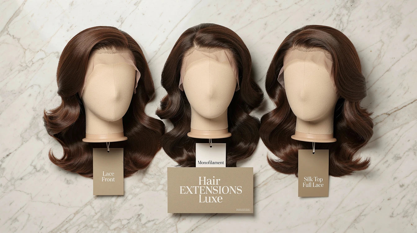 Three Hair Extensions Luxe wig tiers with India 2026 prices