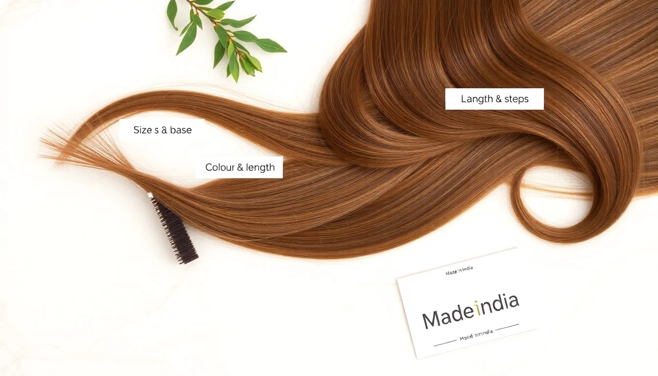Beginner's guide flat-lay for choosing a first hair topper