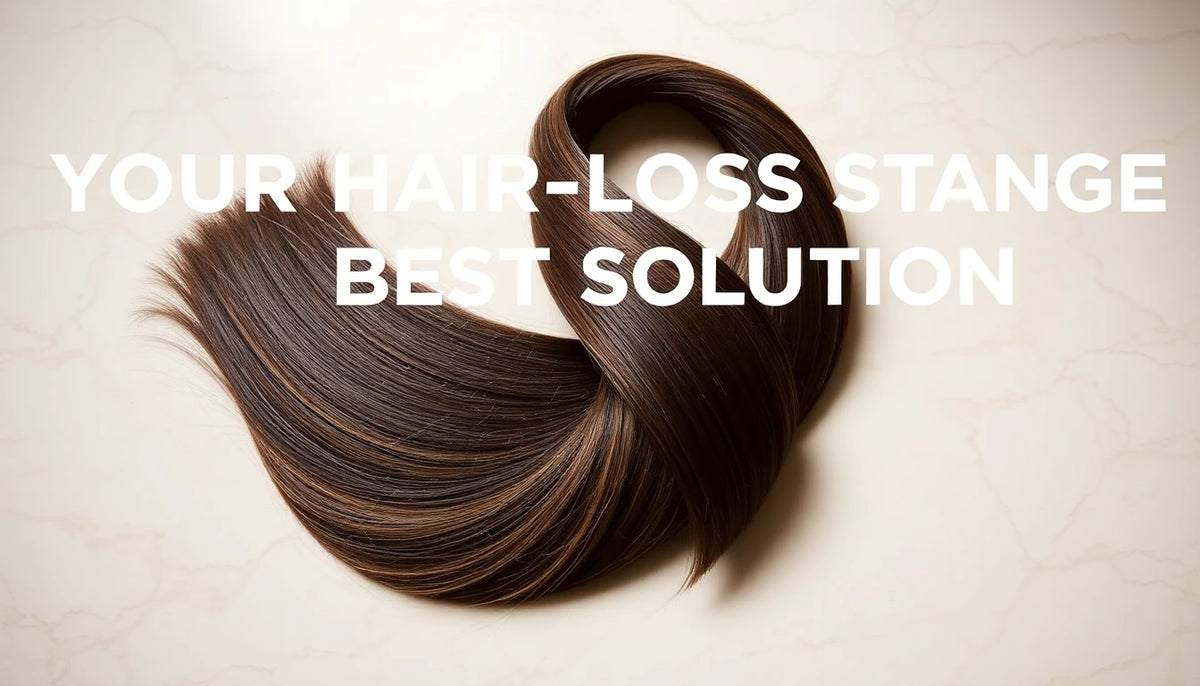 Your Hair-Loss Stage → Best Solution — Hair Extensions Luxe, Made in India