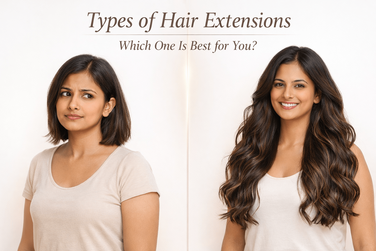 Types of Hair Extensions: Which One Is Best for You? - Hair Extensions Luxe
