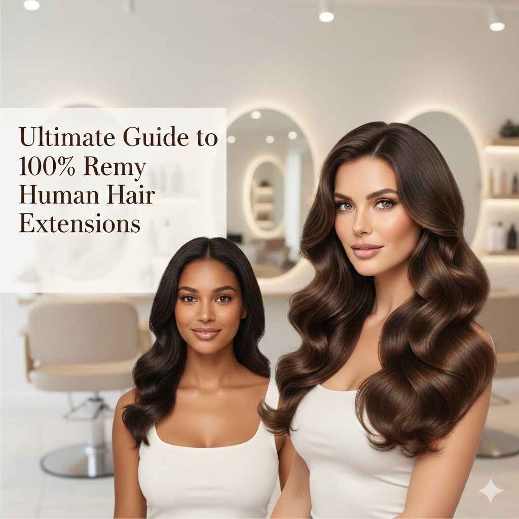Ultimate Guide to 100% Remy Human Hair Extensions