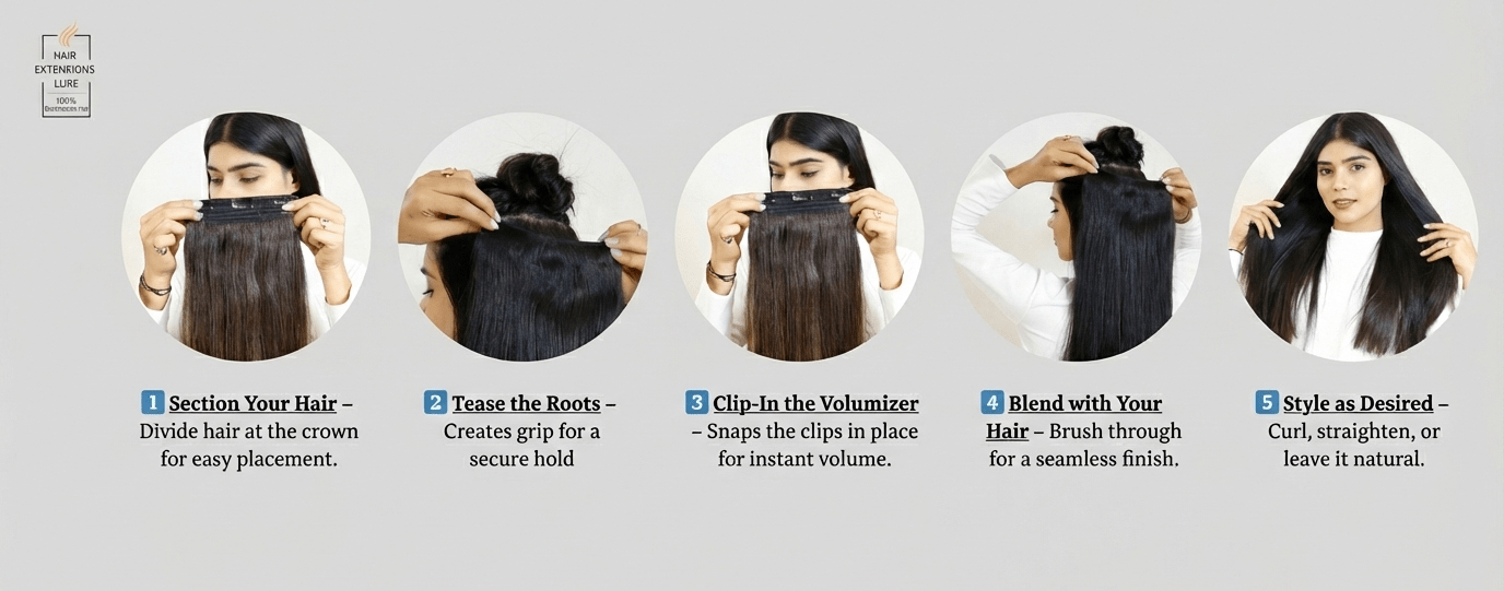 How to Apply Clip-In Hair Extensions — Step-by-Step Tutorial 2026 - Hair Extensions Luxe