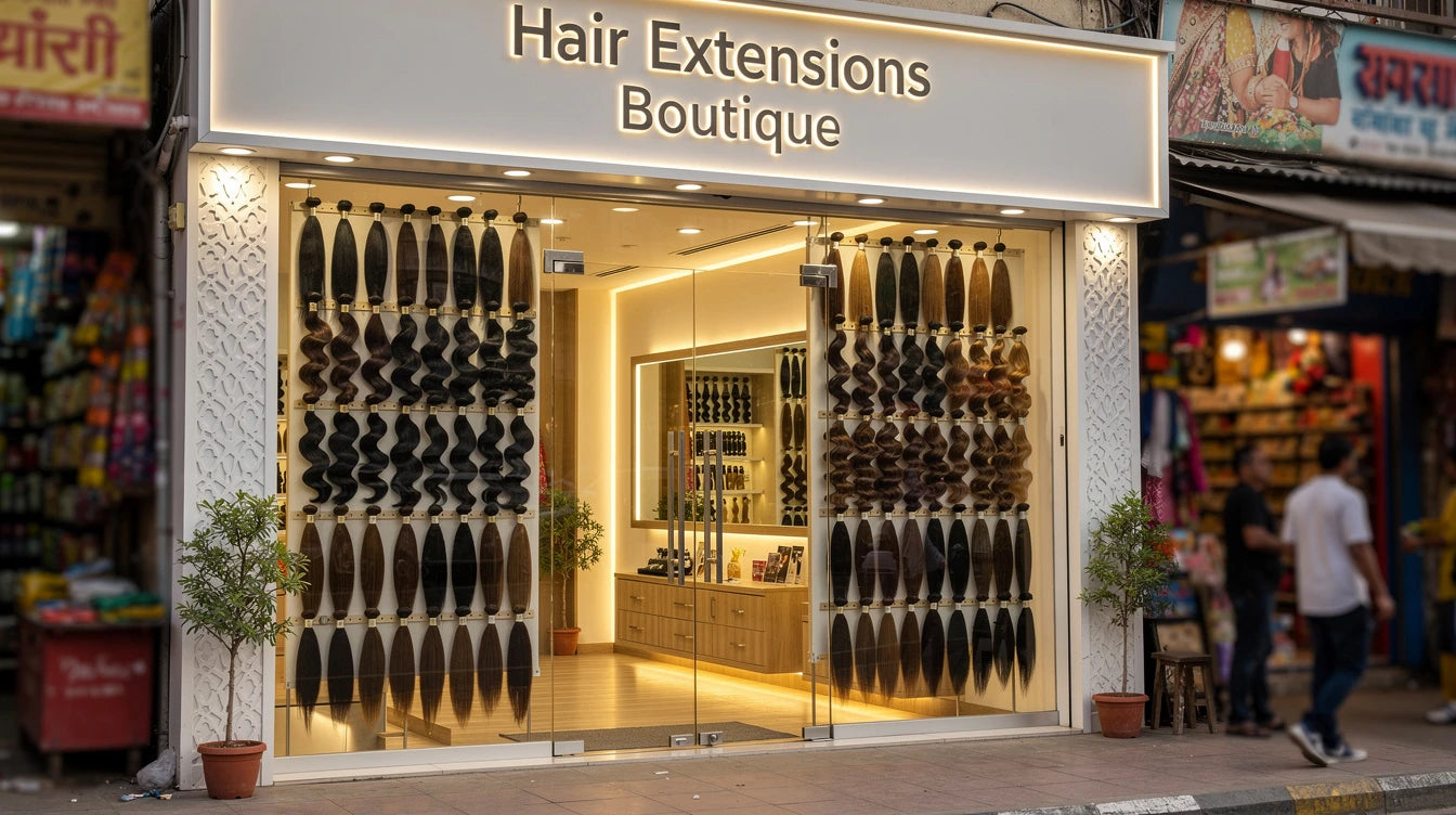 Hair extensions shop near me — how to find the best store in India | Hair Extensions Luxe