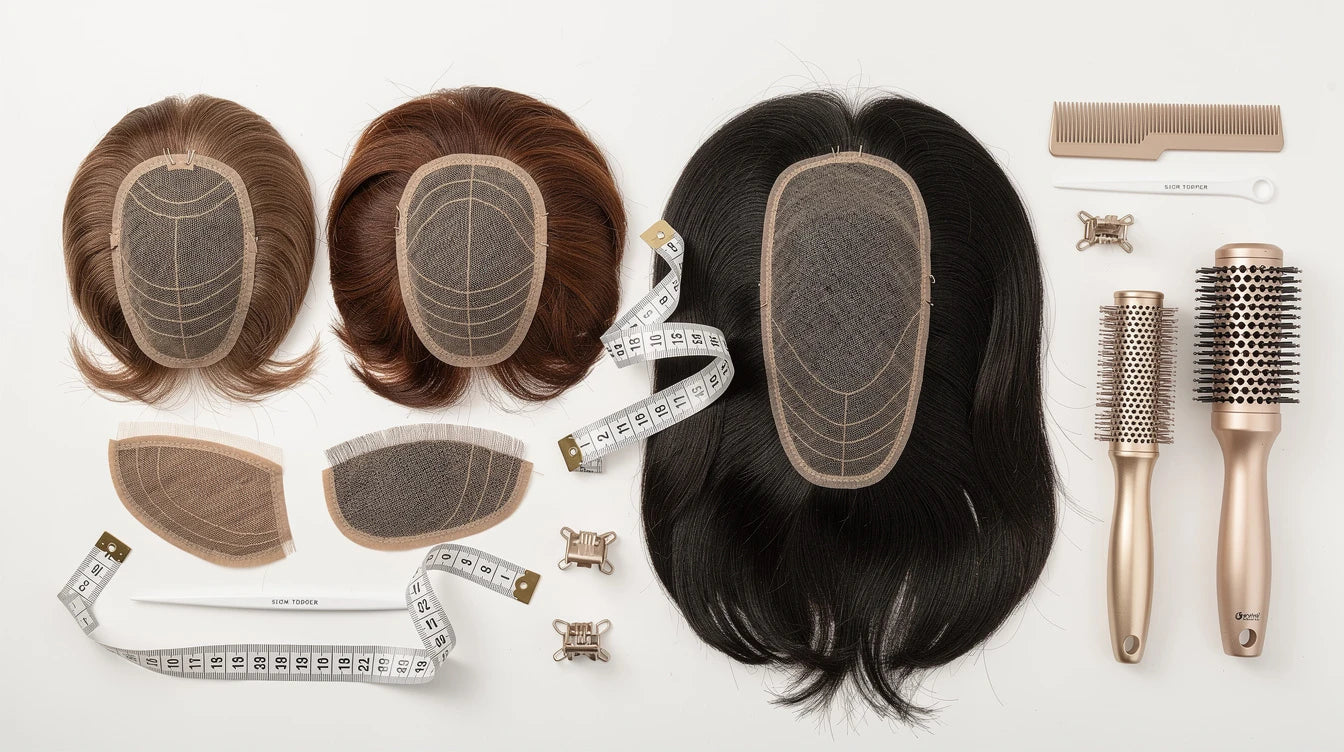 Non-surgical hair patch solutions for women in Gurgaon — scalp toppers side patches and coverage options | Hair Extensions Luxe