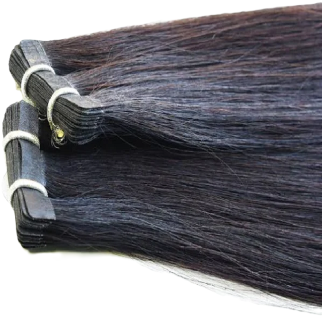 Tape-In Hair Extensions – 100% Remy Human Hair | Seamless, Natural Look, Reusable & Long-Lasting