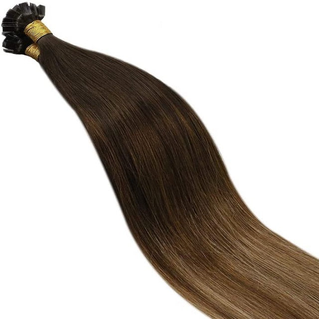 Flat Tip Hair Extensions – 100% Remy Human Hair | Seamless, Natural Look | Long-Lasting Pre-Bonded Extensions for Volume & Length