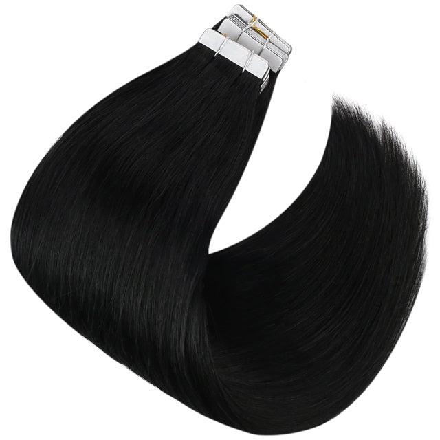 Tape-In Hair Extensions – 100% Remy Human Hair | Seamless, Natural Look, Reusable & Long-Lasting