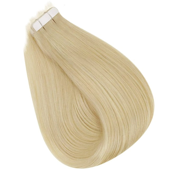 Tape-In Hair Extensions – 100% Remy Human Hair | Seamless, Natural Look, Reusable & Long-Lasting