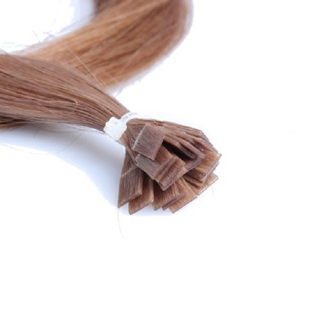 Flat Tip Hair Extensions – 100% Remy Human Hair | Seamless, Natural Look | Long-Lasting Pre-Bonded Extensions for Volume & Length