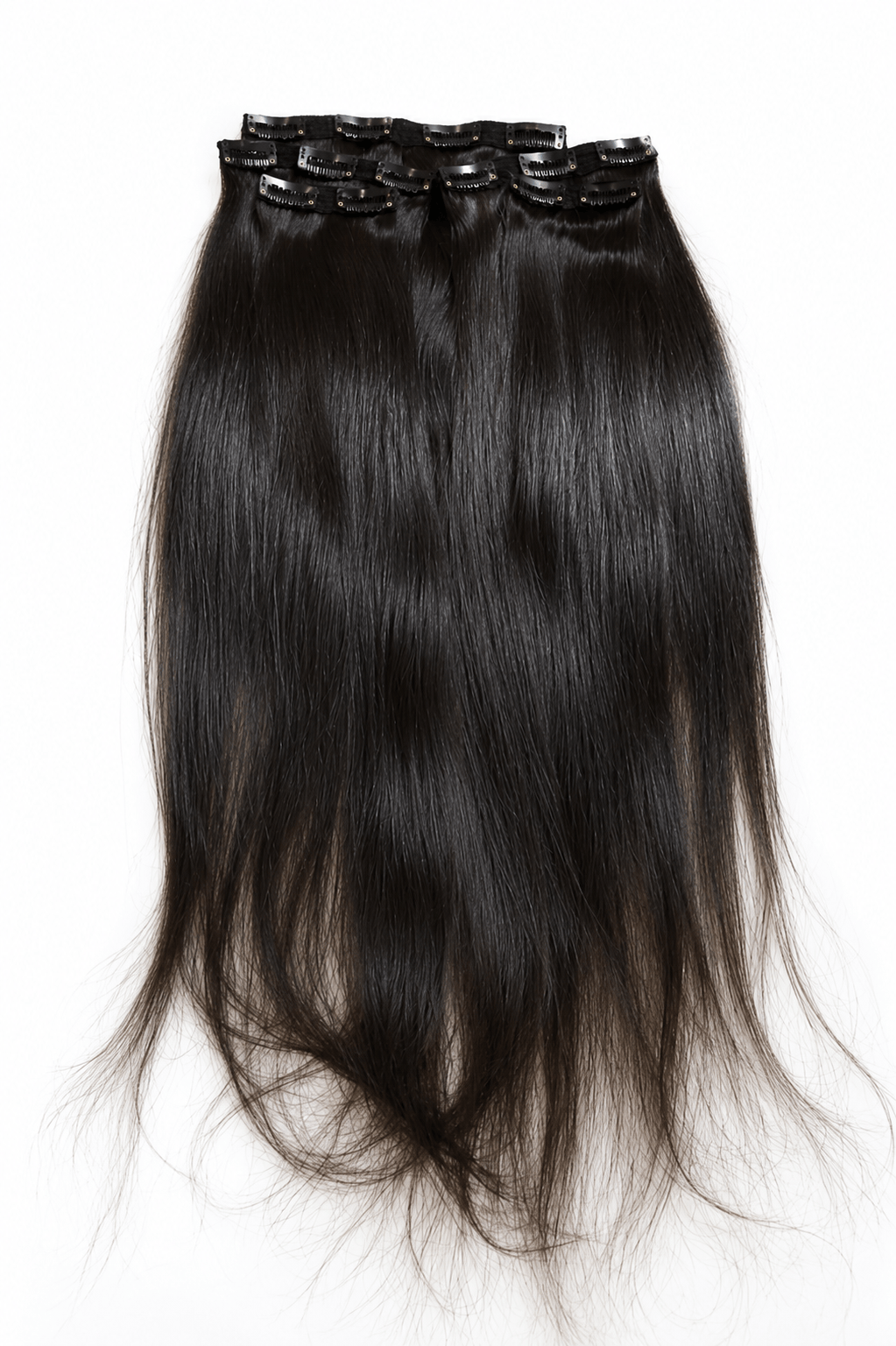 Hair Extensions Luxe Clip-In Hair Extensions 4 Piece Clipset | Clip-In Hair Extensions for Back, Mid-Back & Side Volume | 100% Remy Indian Hair