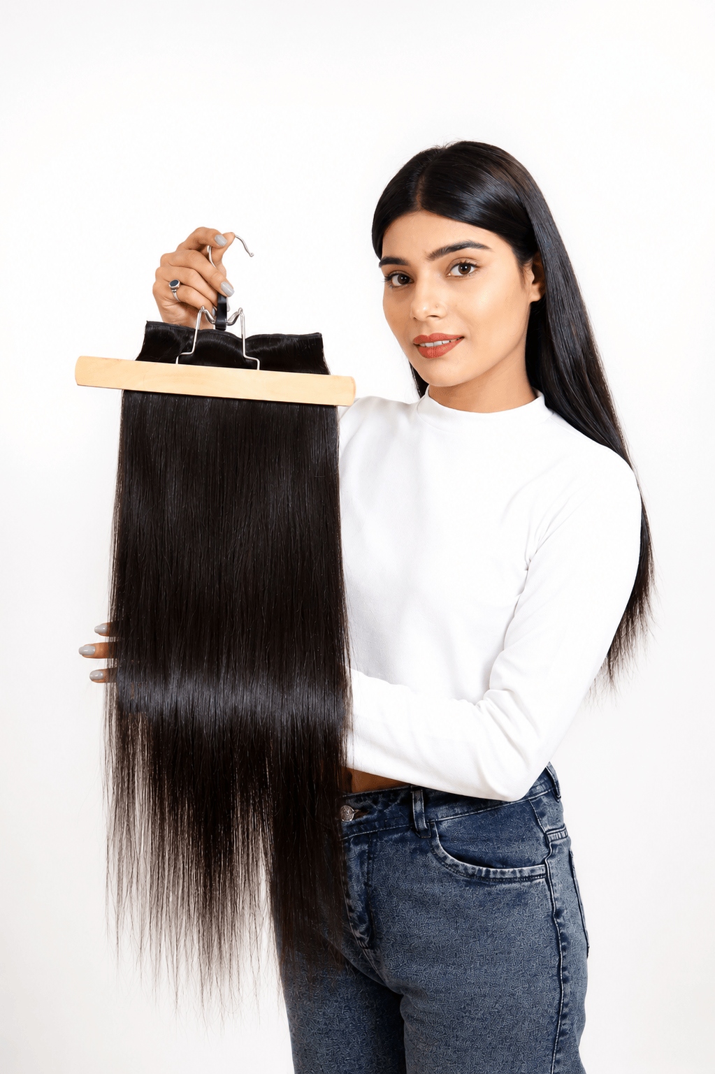 Hair Extensions Luxe Clip-In Hair Extensions 7 Piece Clipset | Clip-In Hair Extensions for Full Coverage & Face Framing | 100% Remy Indian Hair