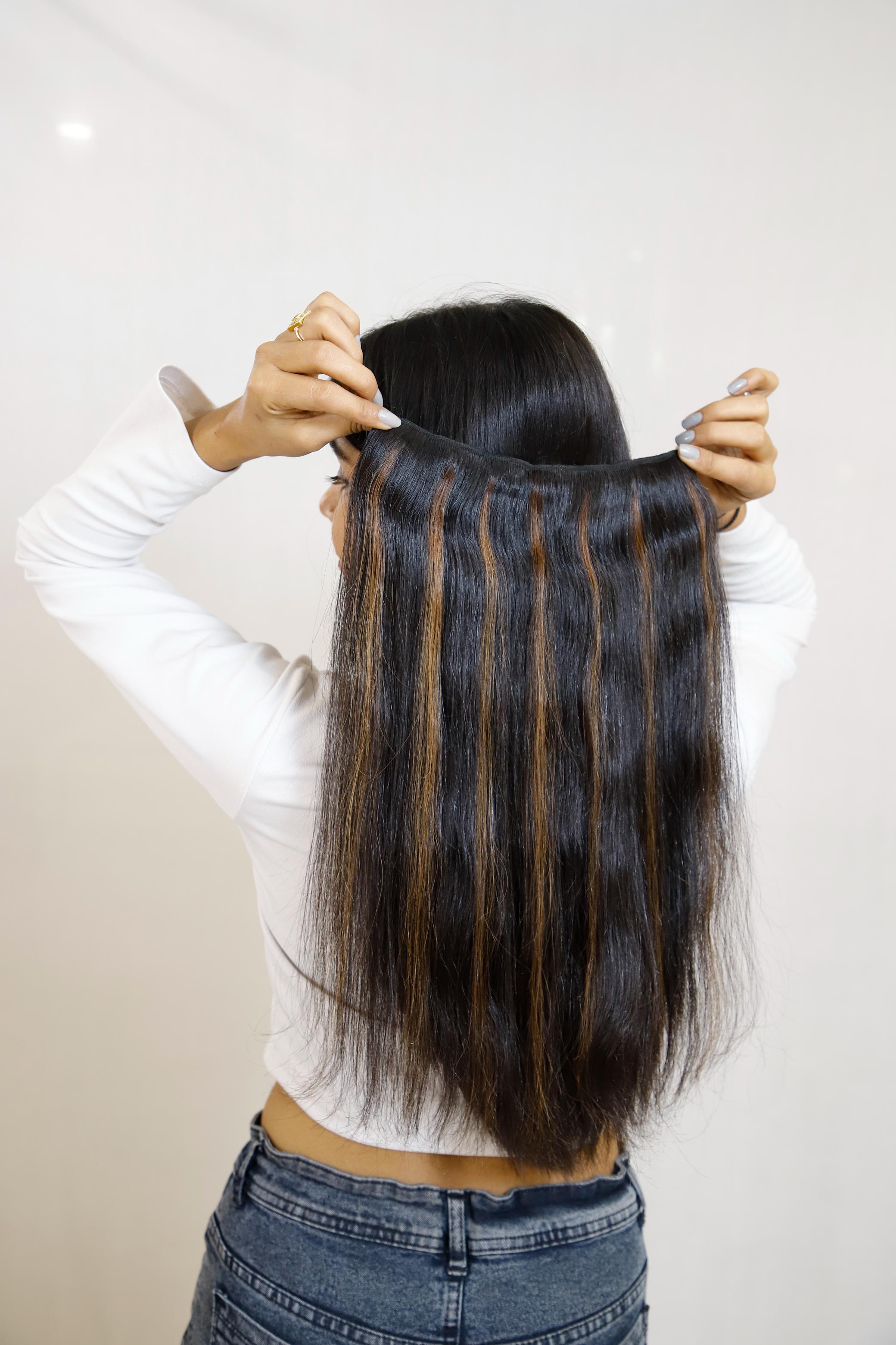 Ear-To-Ear Clip-in Volumizer | Instant Hair Volume Extensions