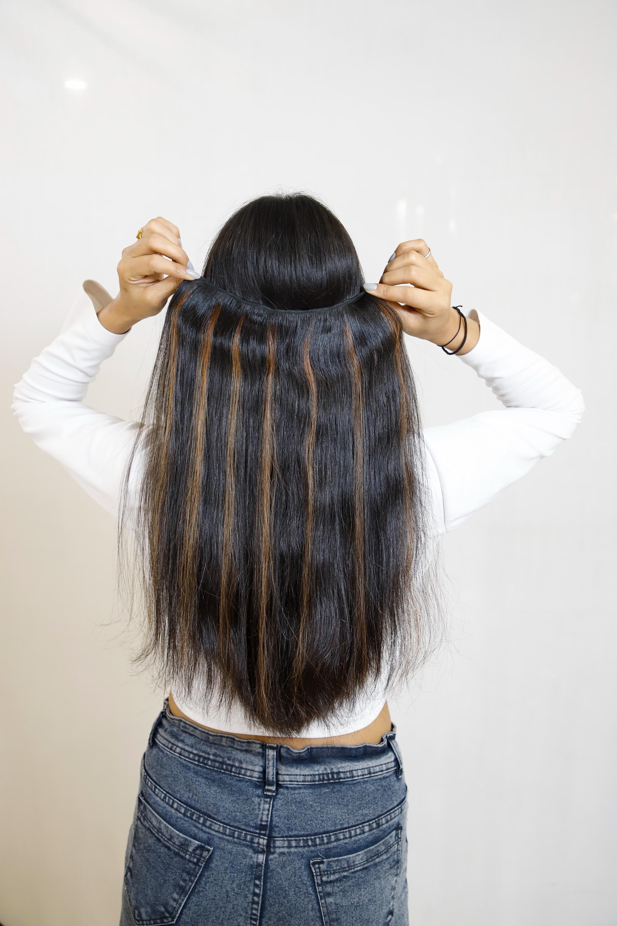 Ear-To-Ear Clip-in Volumizer | Instant Hair Volume Extensions