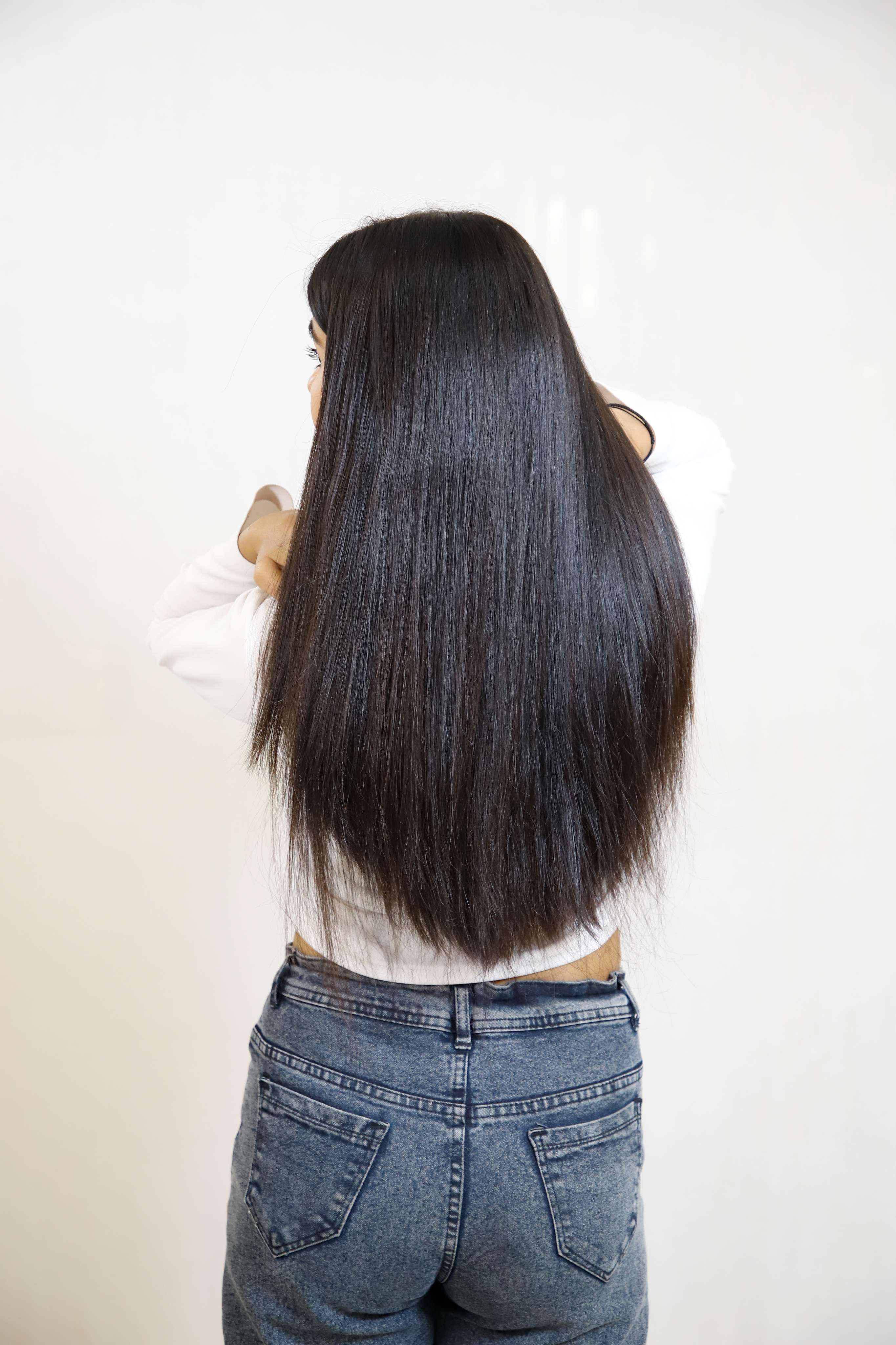 Hair Extensions Luxe Clip-In Hair Extensions 3 Piece Clipset | Clip-In Hair Extensions for Back & Side Volume | 100% Remy Indian Hair