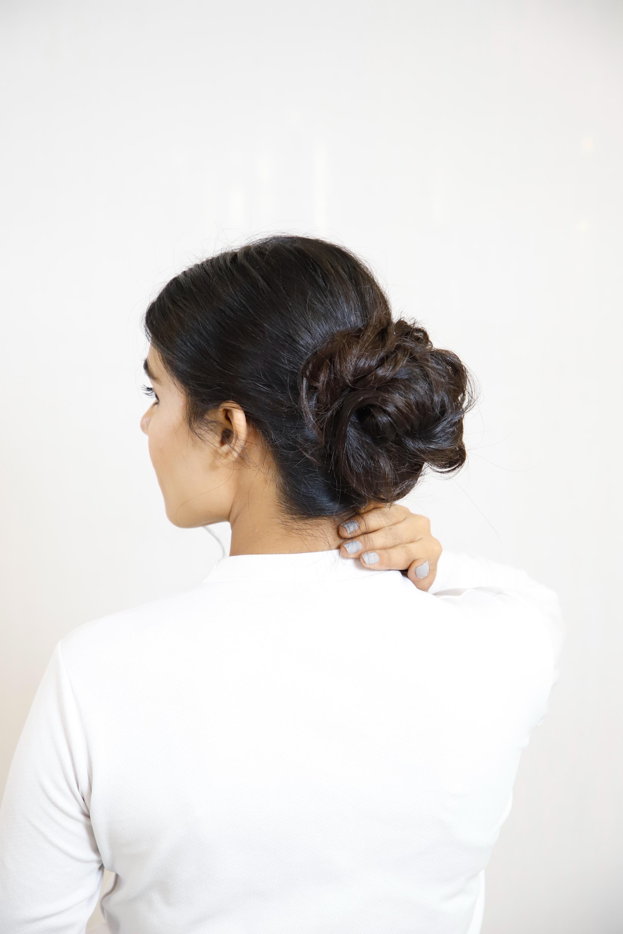 Real Human Hair Scrunchie Hair Extension | Messy Bun Scrunchie | Quick & Easy Clip-On for Instant Volume and Style