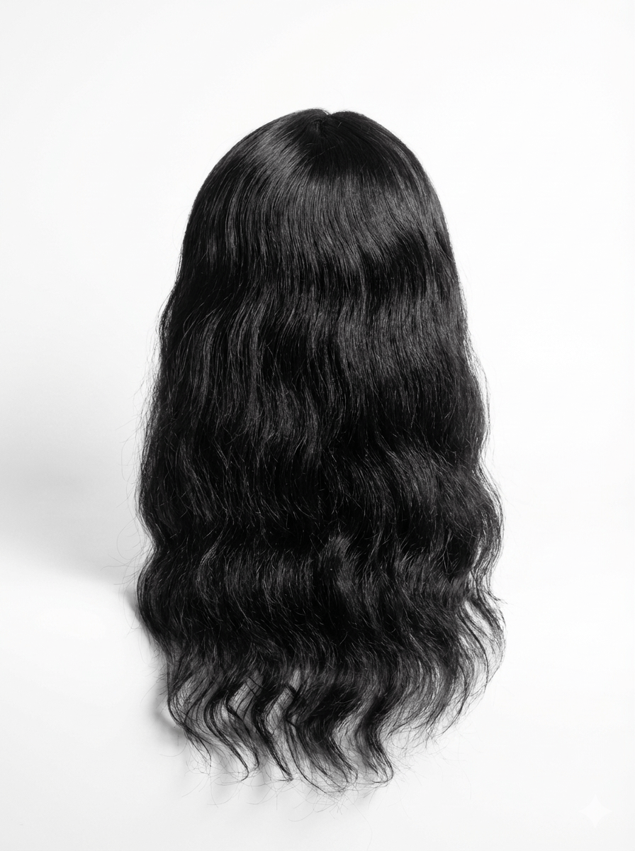 Hair Extensions Luxe Hair Loss Solution Mono Base Wig - 100% Remy Human Hair | Breathable & Natural Scalp Appearance
